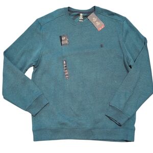 IZOD NWT Solid Blue Pull Over Sweatshirt